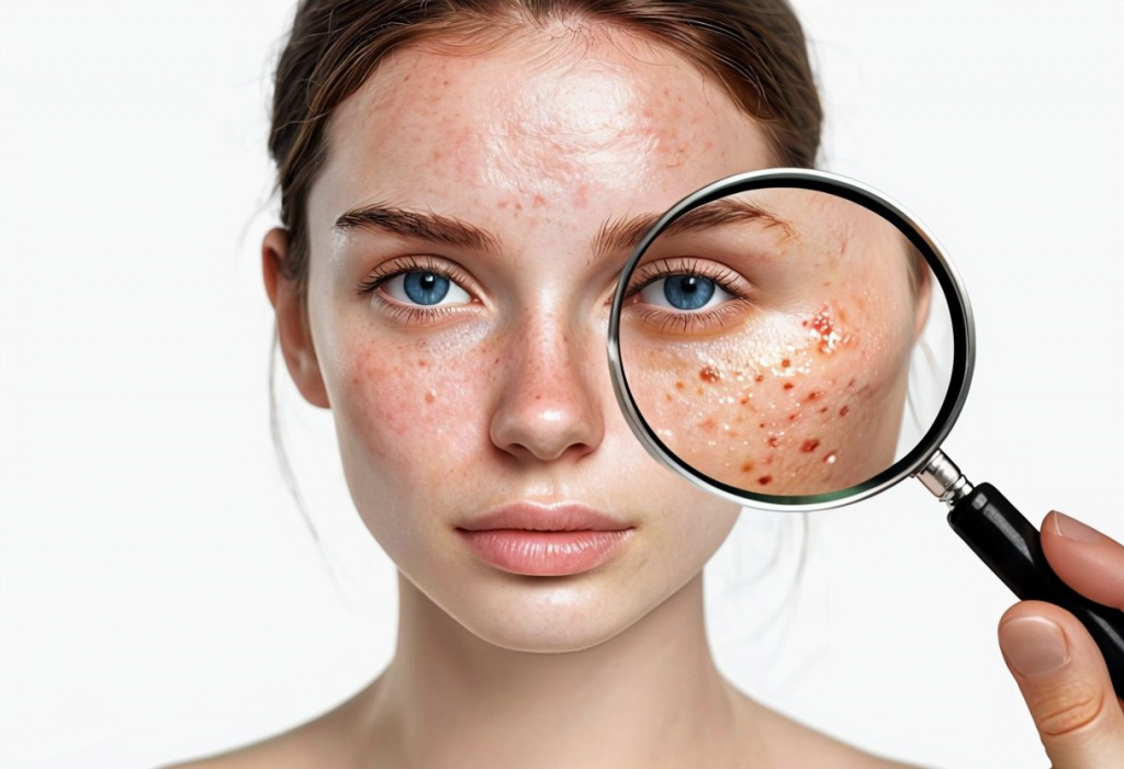 Close-Up Portrait of a Young Woman with Skin Blemishes.png