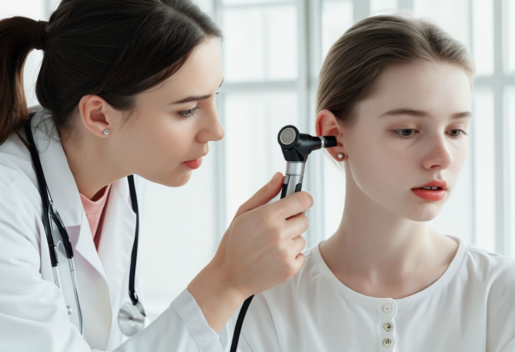 Ear Examination In Clinical Setting With Focused Healthcare Professional.png
