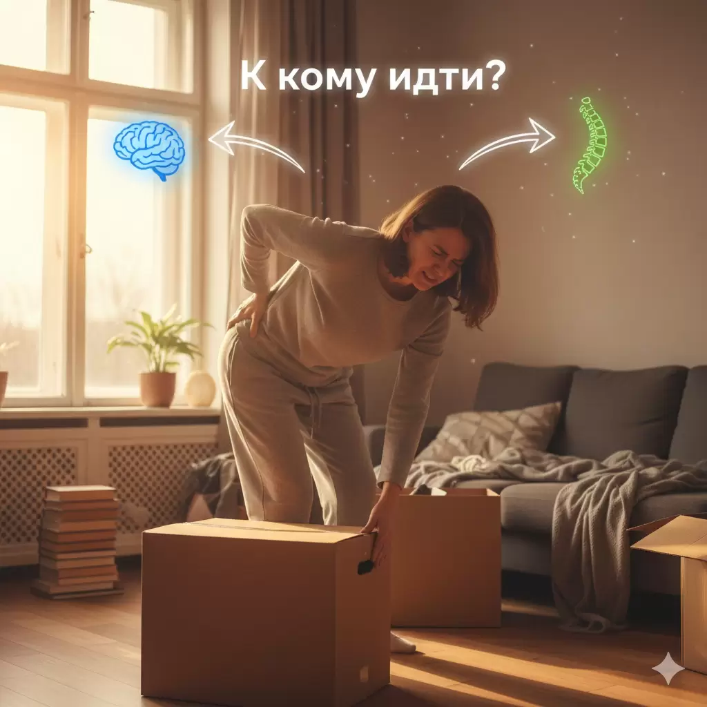 Боль в спине: когда нужен невролог, а когда — ортопед?